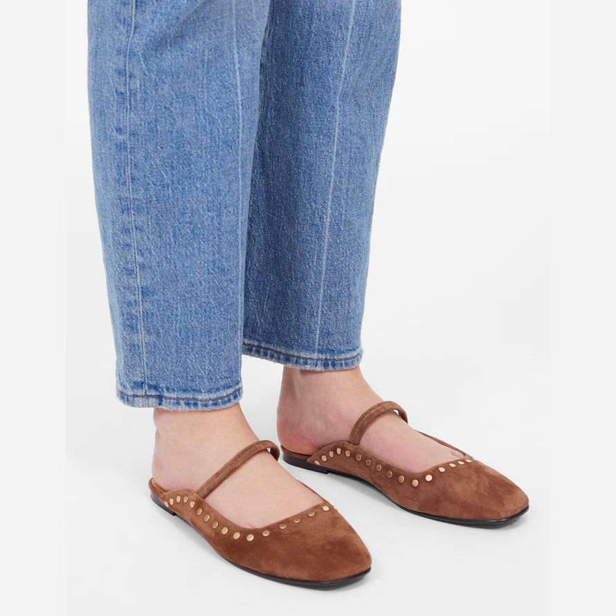 braun damen madewell die greta ballet flat mule