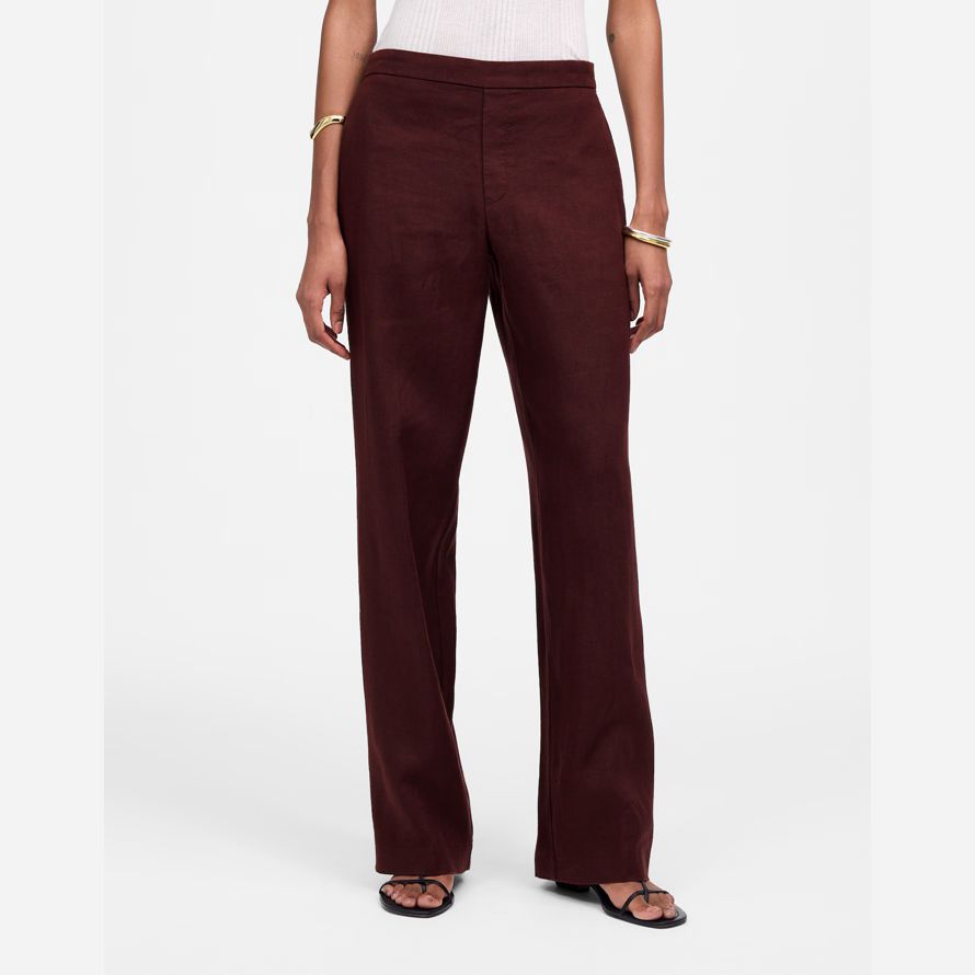 schokolade damen madewell die einfache pull-auf hosen