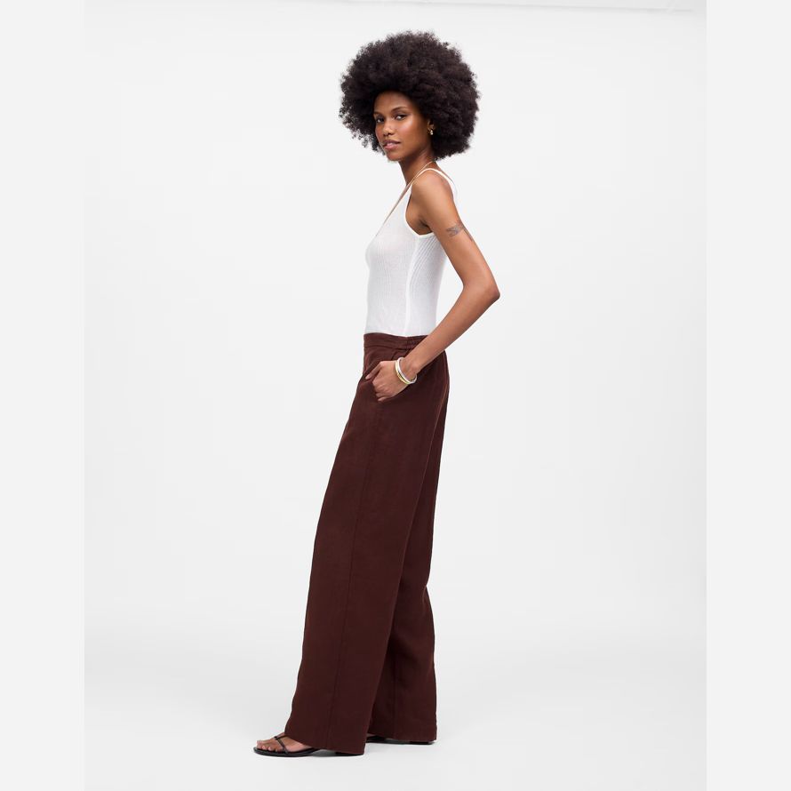 schokolade damen madewell die einfache pull-auf hosen