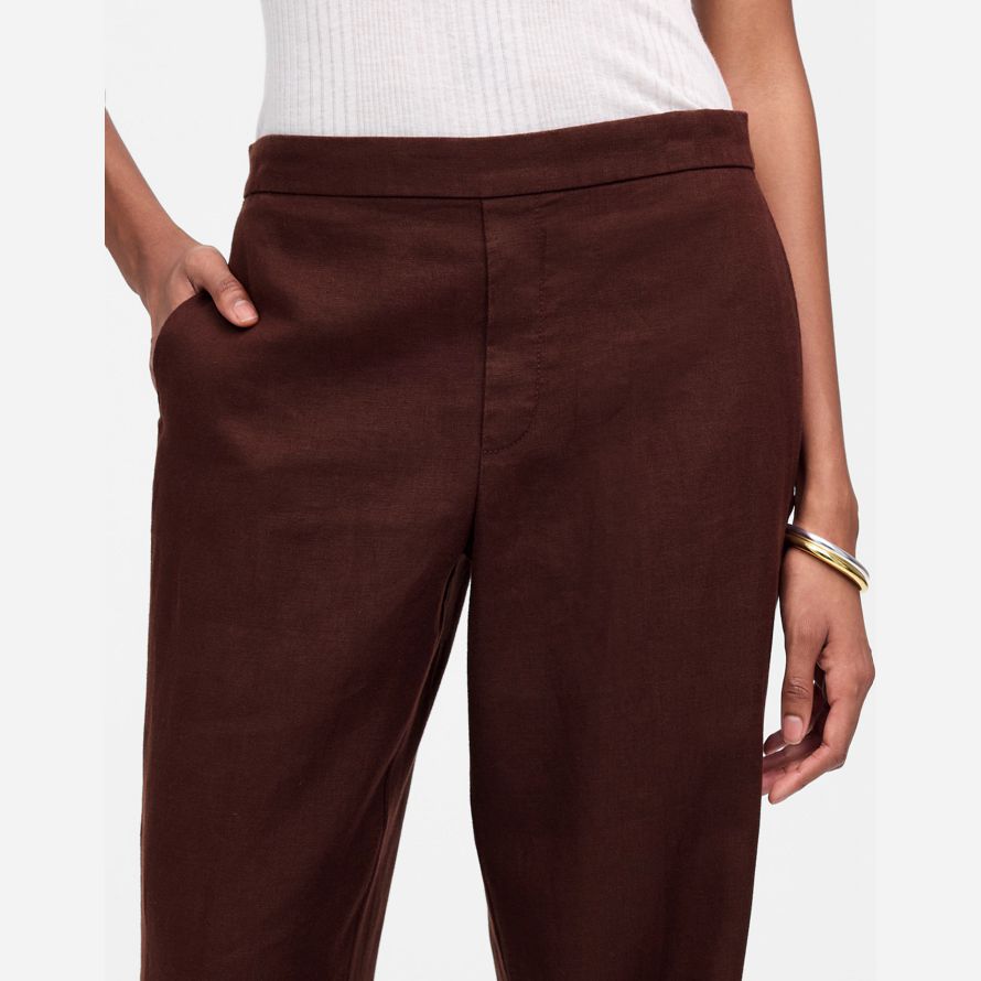 schokolade damen madewell die einfache pull-auf hosen