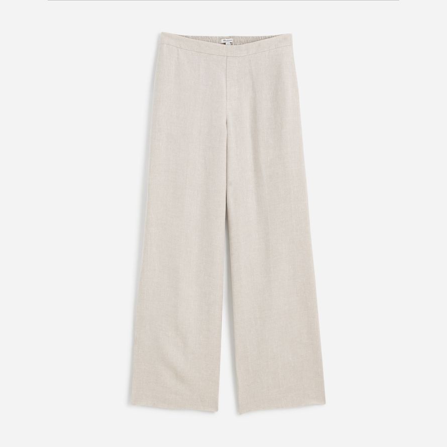 madewell easy pull-on damen pants white