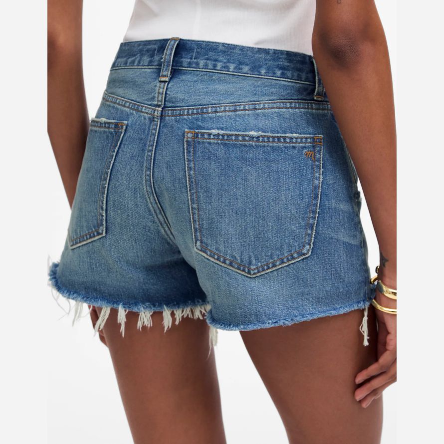 damen madewell des brynn shorts blau