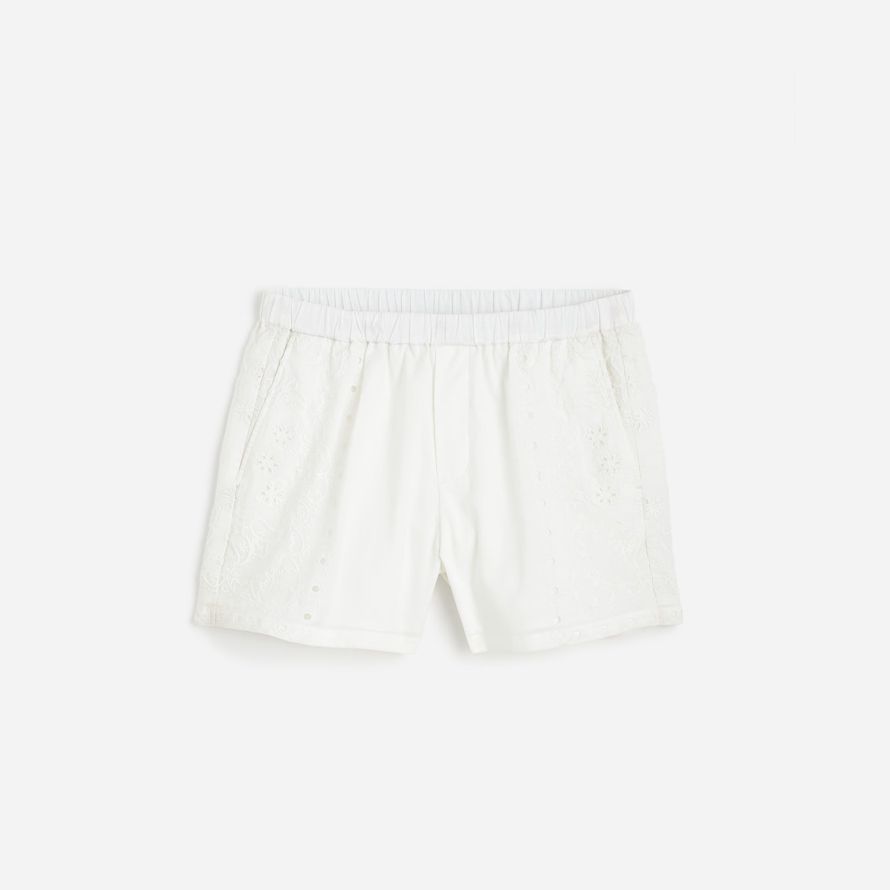 weiß damen madewell pull-on shorts
