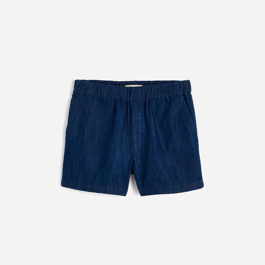 dark blue madewell denim pull-on damen shorts