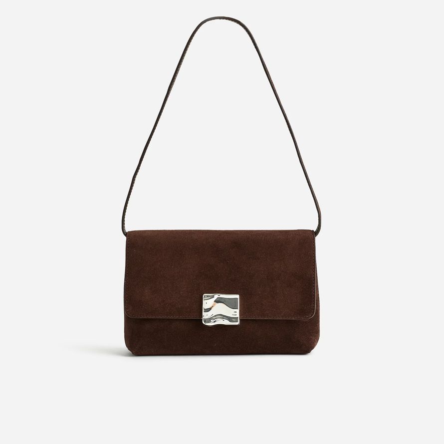 schokolade madewell x agmes lennox damen schulter tasche