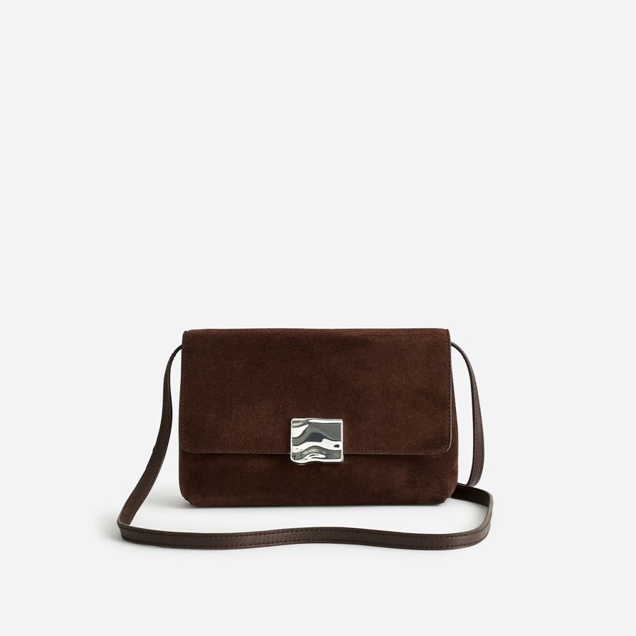 schokolade madewell x agmes lennox damen schulter tasche