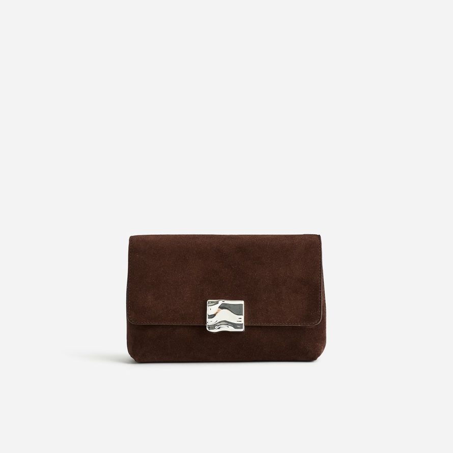 schokolade madewell x agmes lennox damen schulter tasche