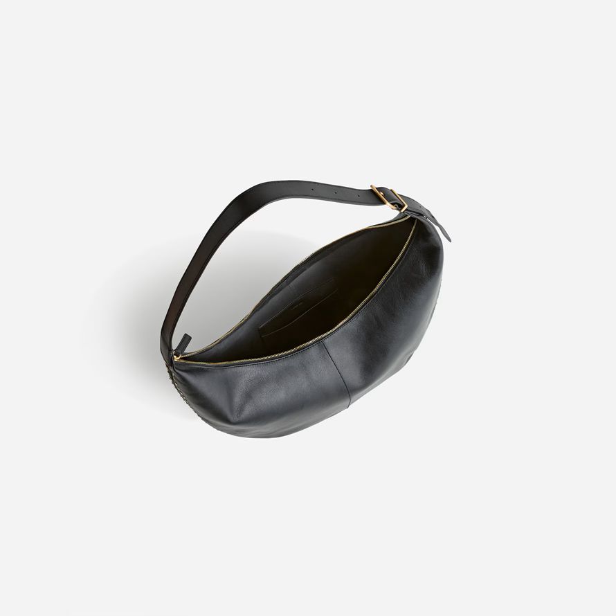 schwarz madewell das wesentliche kurve womens shoulder bag