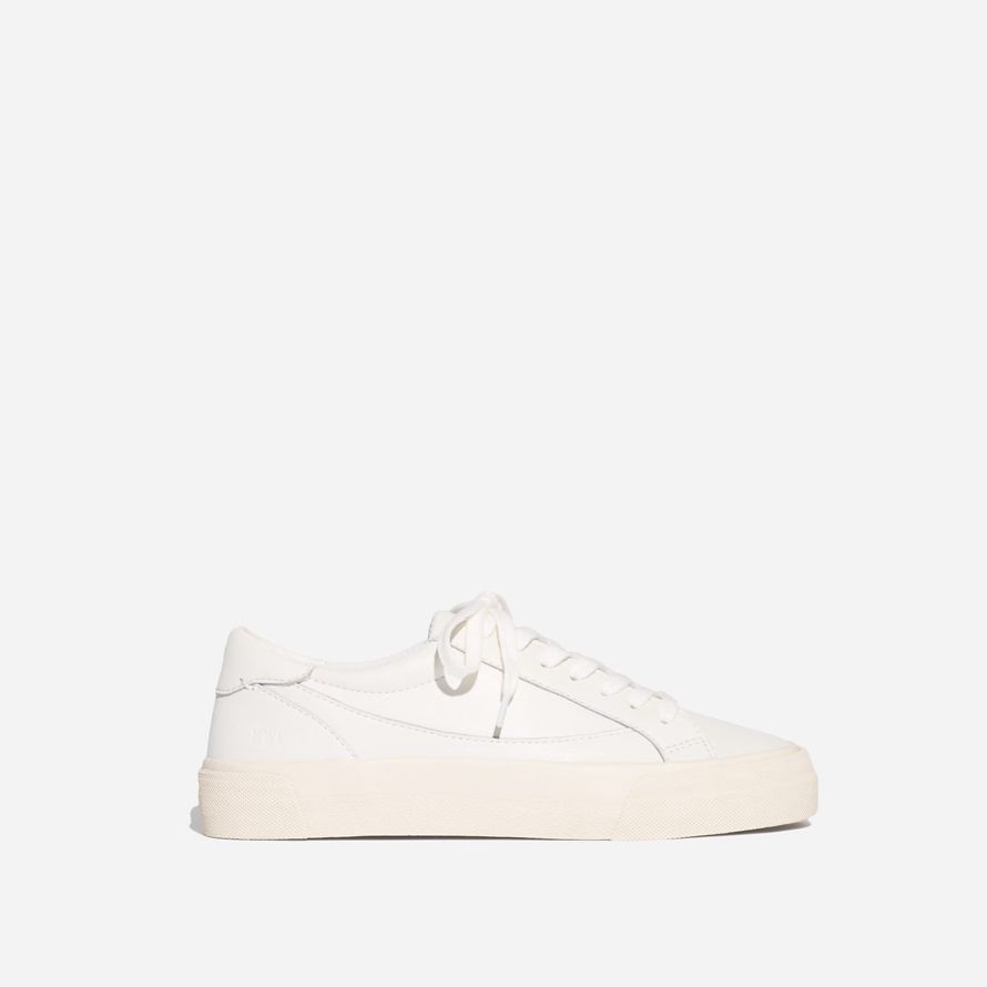 madewell sidewalk low-top womens sneaker weiß