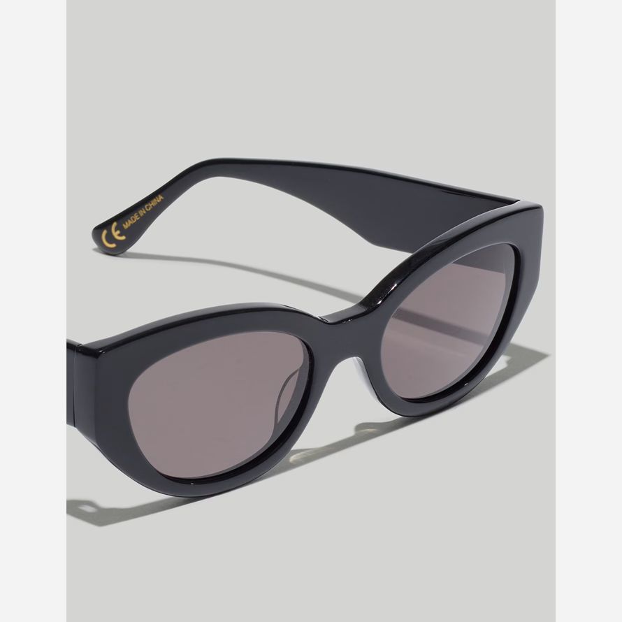schwarz madewell demmera damen sonnenbrille