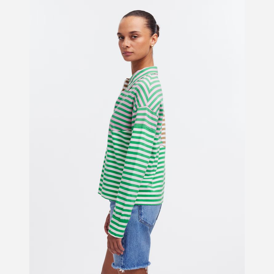 grün beige madewell kule beck womens sweatshirt