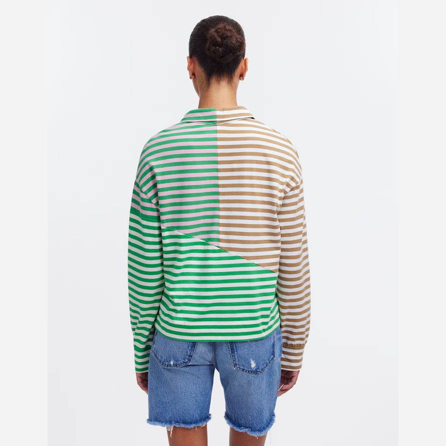 grün beige madewell kule beck womens sweatshirt