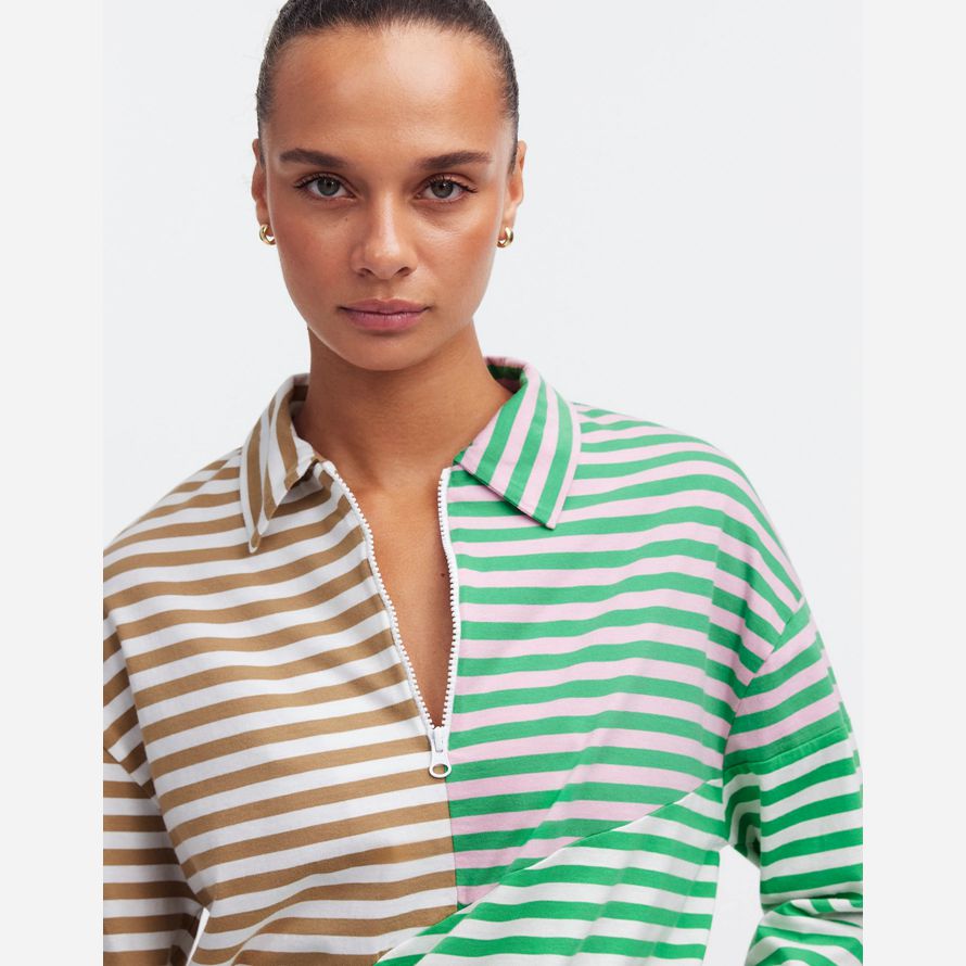 grün beige madewell kule beck womens sweatshirt