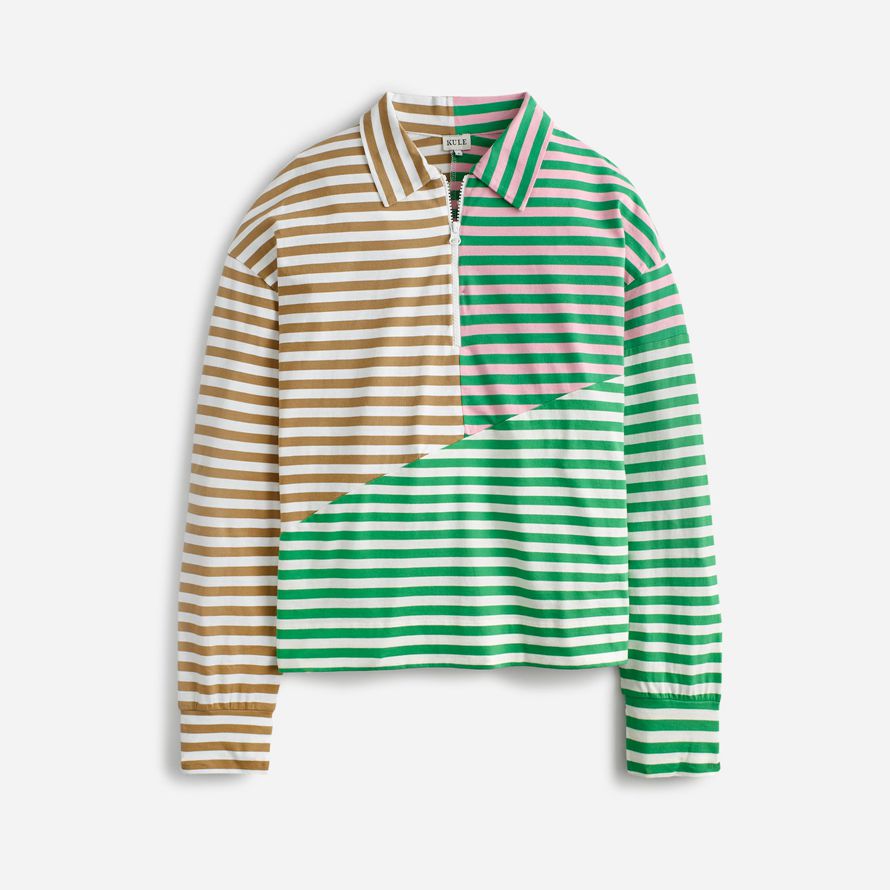 grün beige madewell kule beck womens sweatshirt