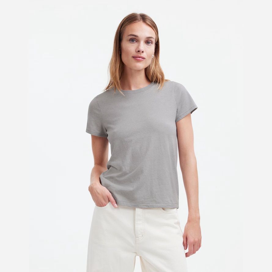 grau damen madewell northside vintage t-shirts