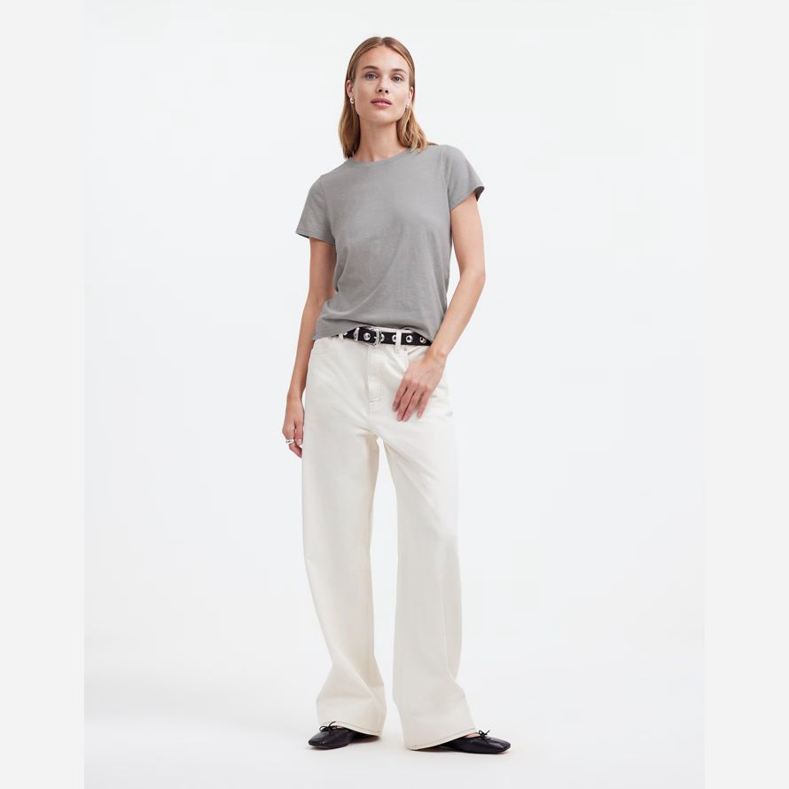 grau damen madewell northside vintage t-shirts