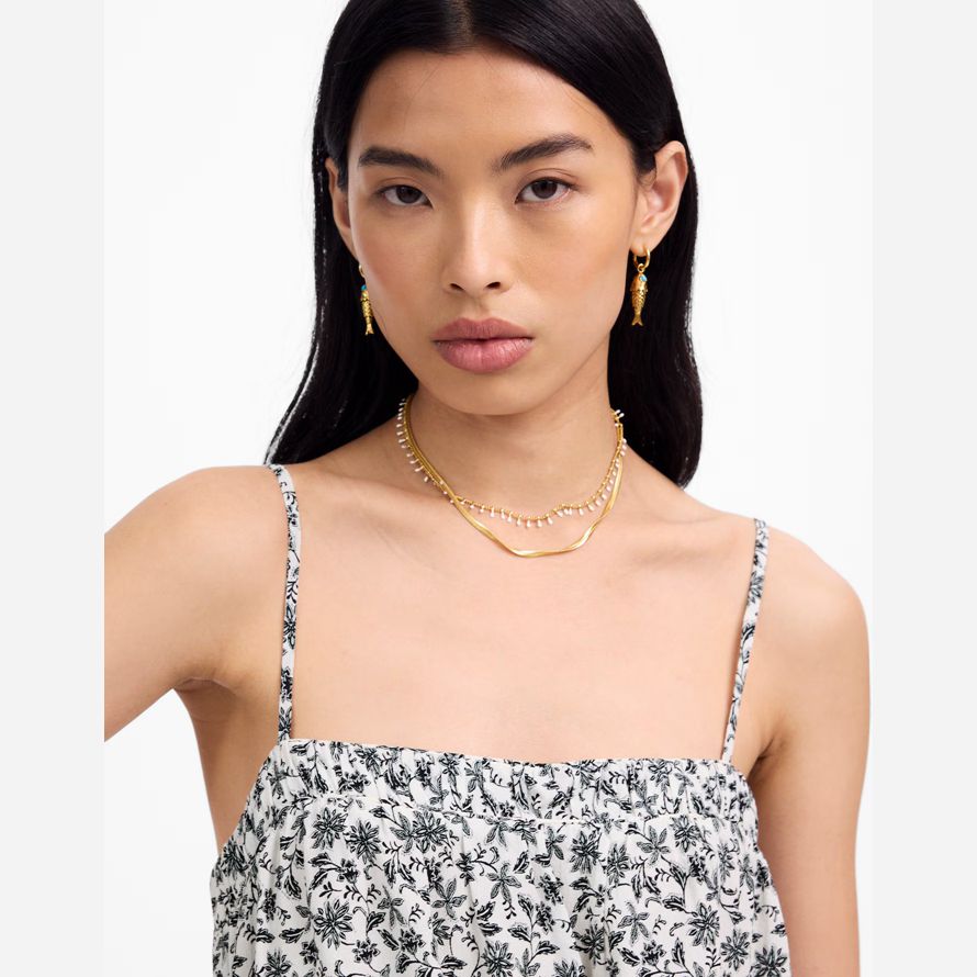 schwarz weiß madewell womens flowy tank squareneck