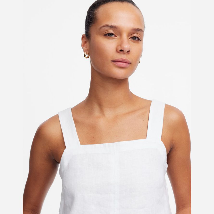 damen madewell kontrast-stich squareneck-top-white