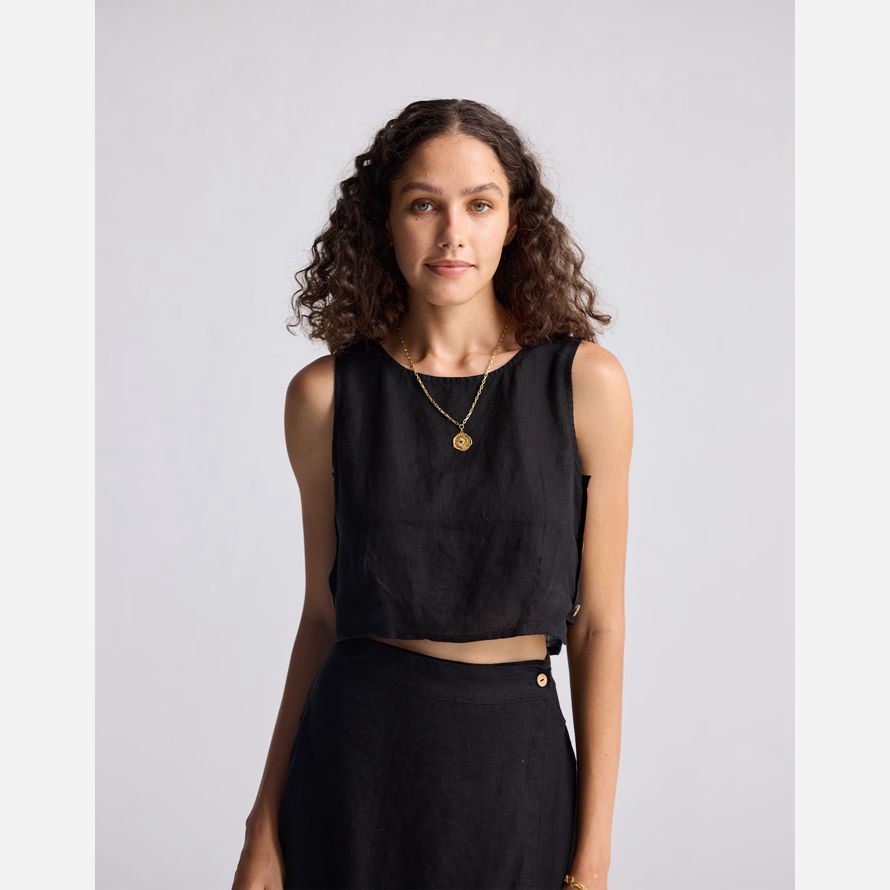 schwarz madewell reistorᆴ boxy crop womens top