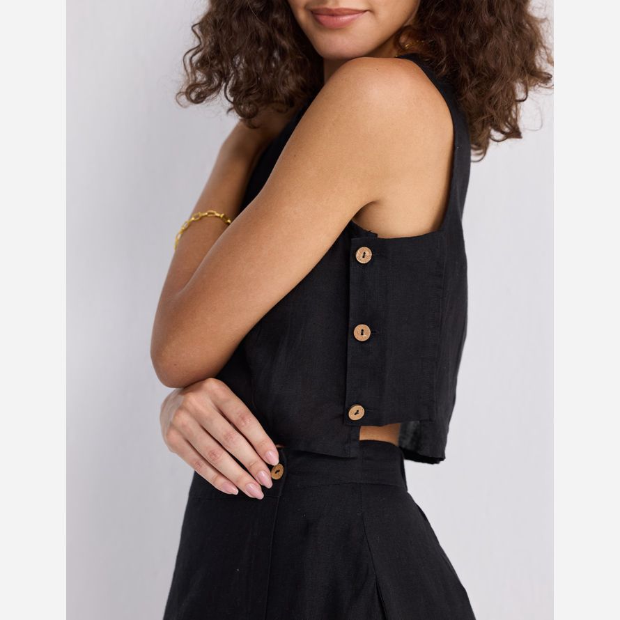 schwarz madewell reistorᆴ boxy crop womens top