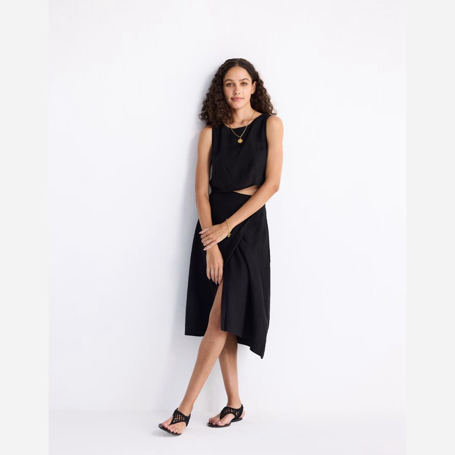 schwarz madewell reistorᆴ boxy crop womens top