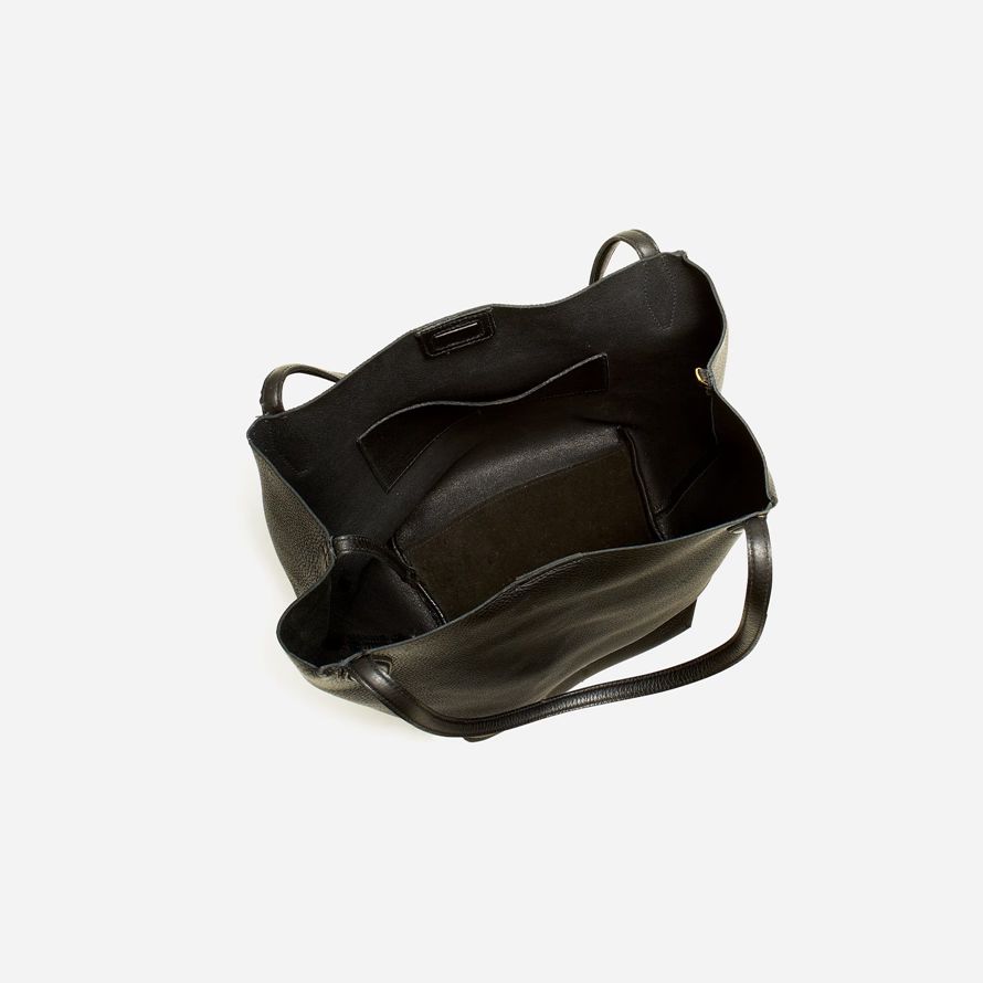 madewell den käufer soft grain womens tote bag black